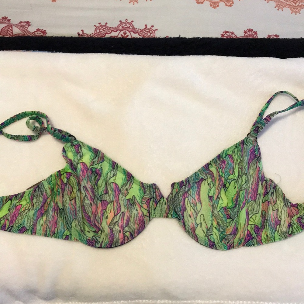 Mesh swim/bra top